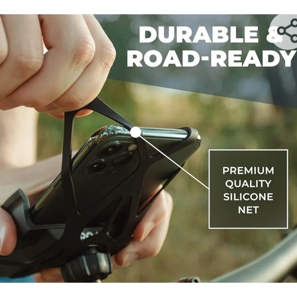 ROAM Universal Bike Mount for Smart phones Black - Picture 4 of 12